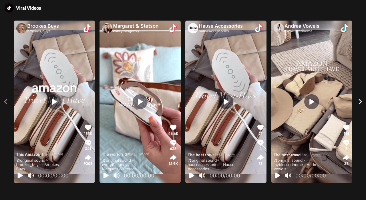 Viral TikTok Content