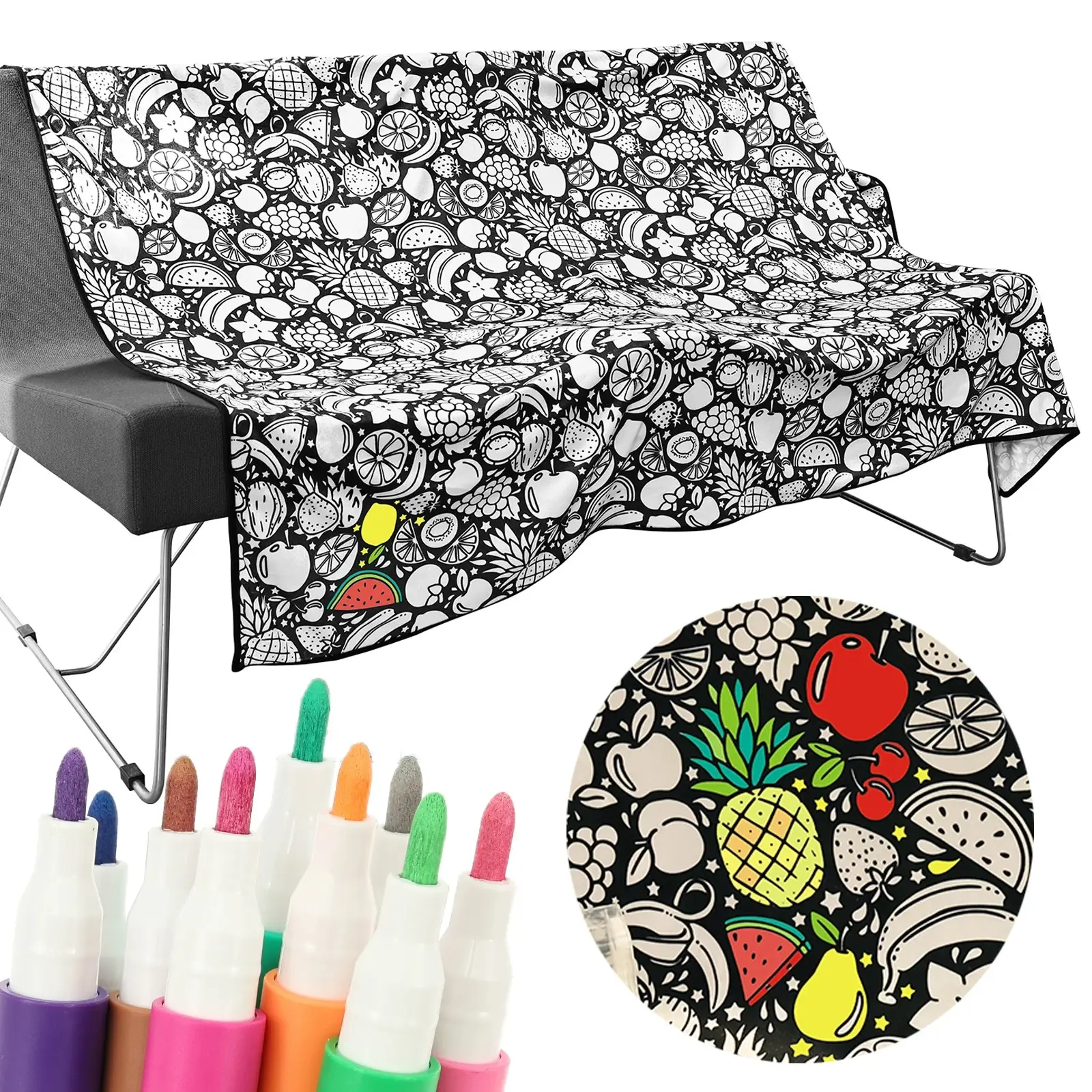 DIY Coloring Blanket