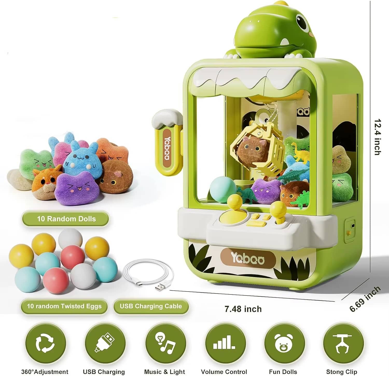 Dinosaur Claw Machine Arcade Game