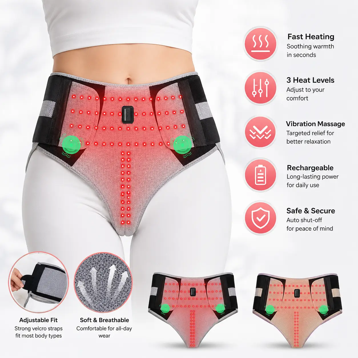 LED Heating Therapy Belt
