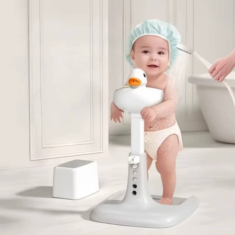 Adjustable Baby Bath Shower Stand