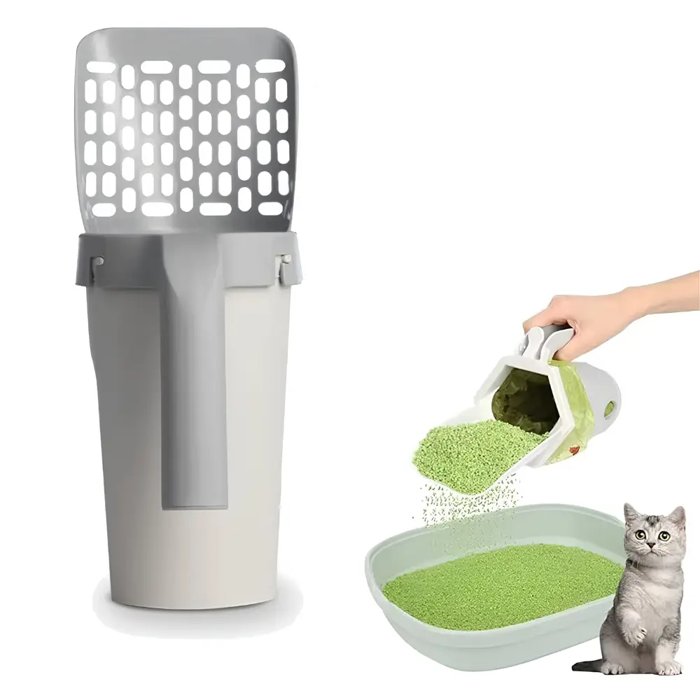 Cat Litter Scoop with Waste Bin