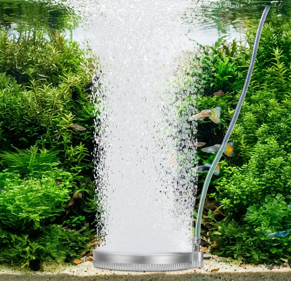 Aquarium Air Stone Bubble Diffuser Oxygen Aerator Disc