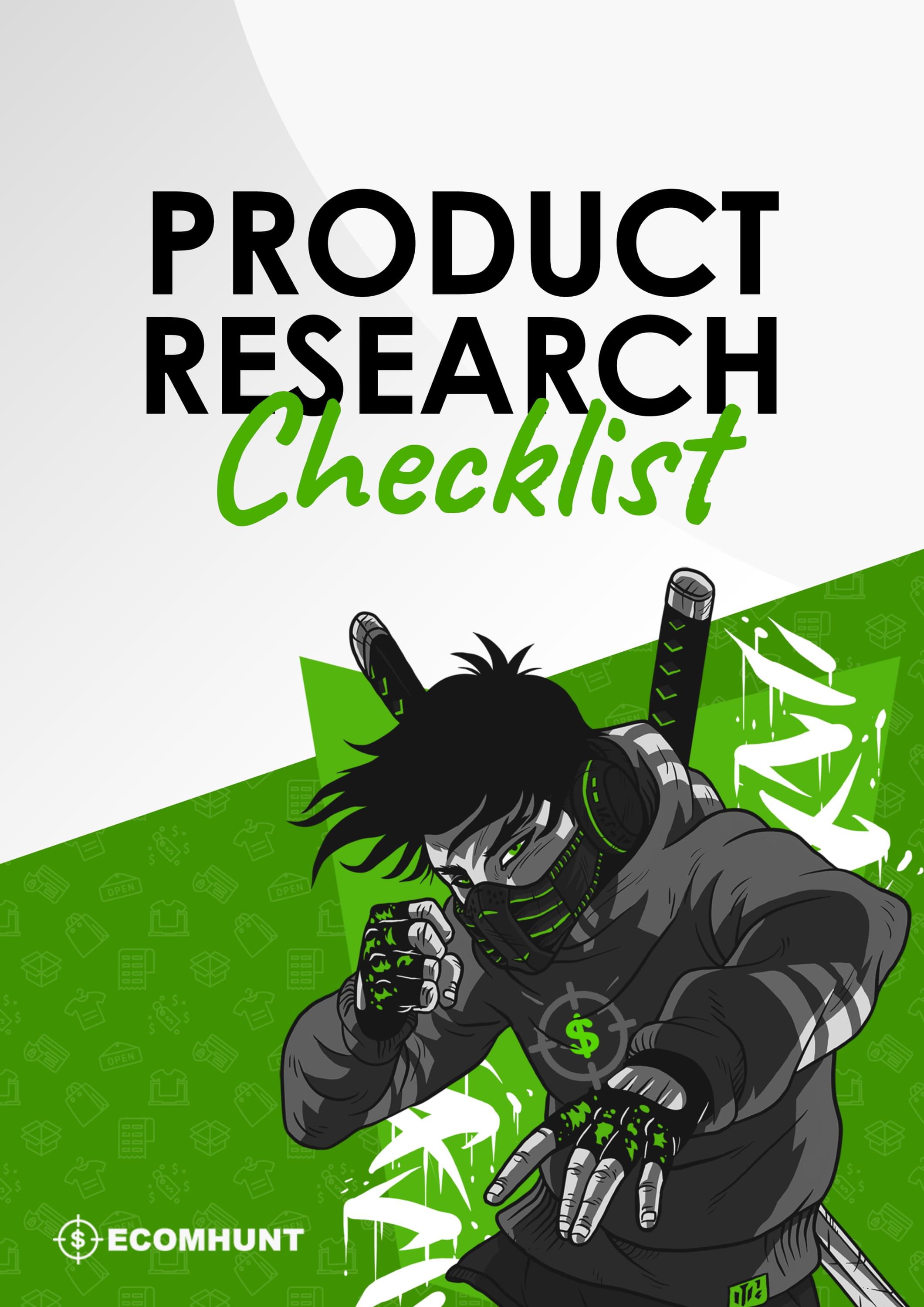 Product Research Checklist